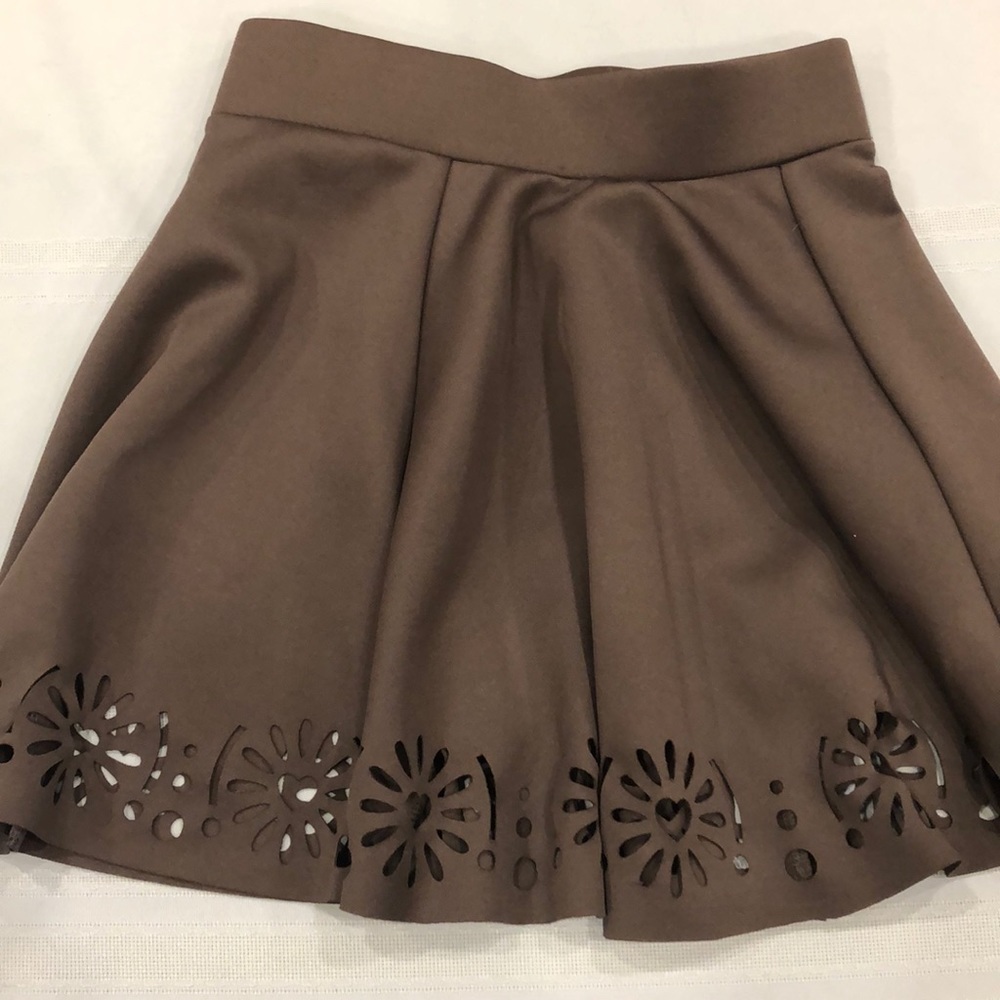 H&M Skirt with flower cutouts